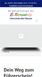 Mobile Screenshot of fahrschule-berentelg.de